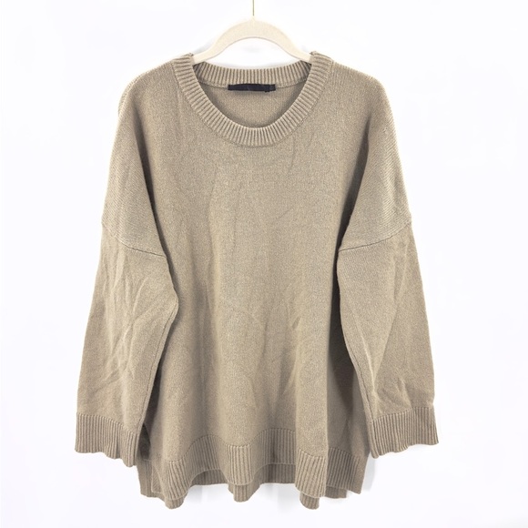 Jenni Kayne Cashmere Sweater Womens 1X Crew Neck Quiet Luxury Capsule Soft Cozy - Picture 10 of 10